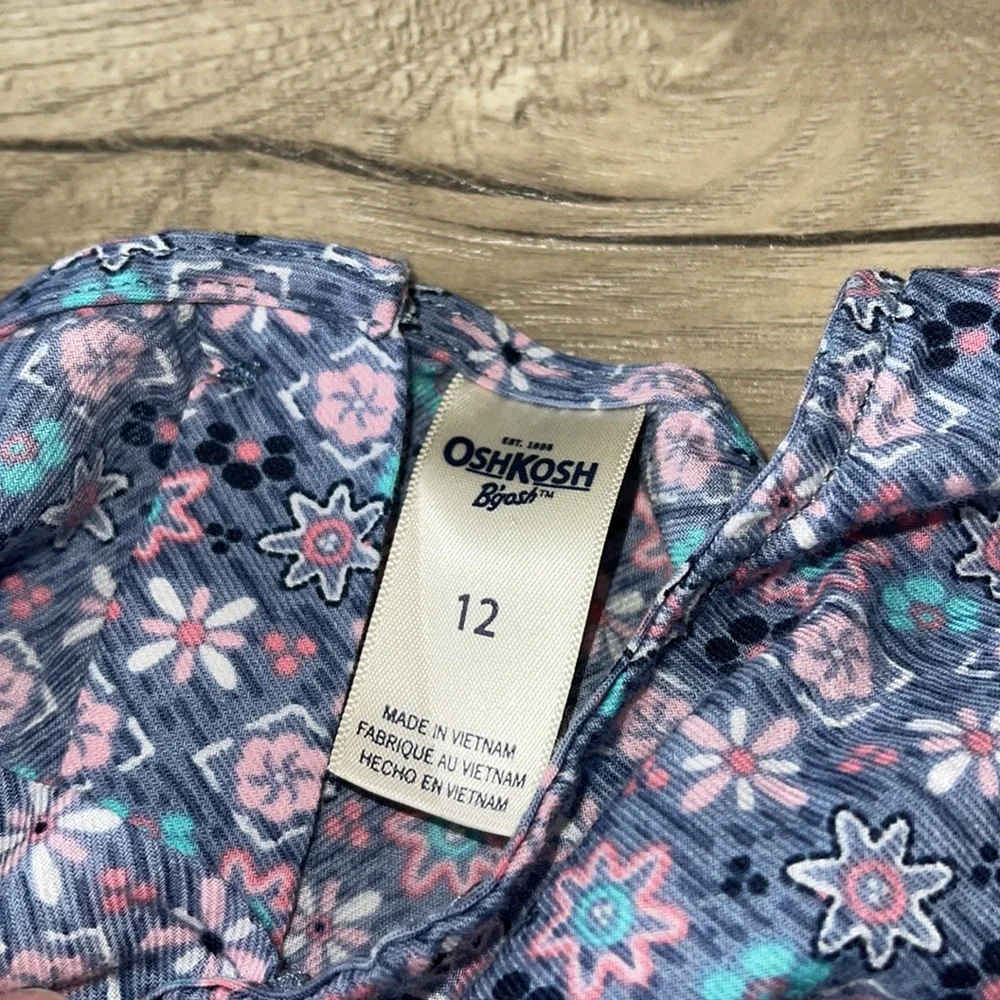 OshKosh Girl Cotton Dress Size 12
